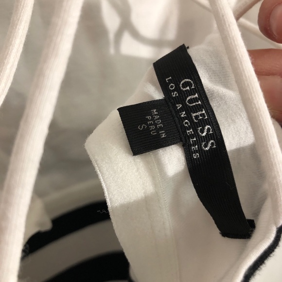 Guess Black and White Striped Dress - Picture 4 of 5